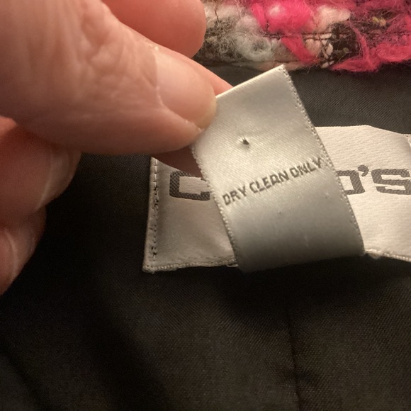 Chico’s Multi Floral Jacket size 2 - Picture 6 of 8